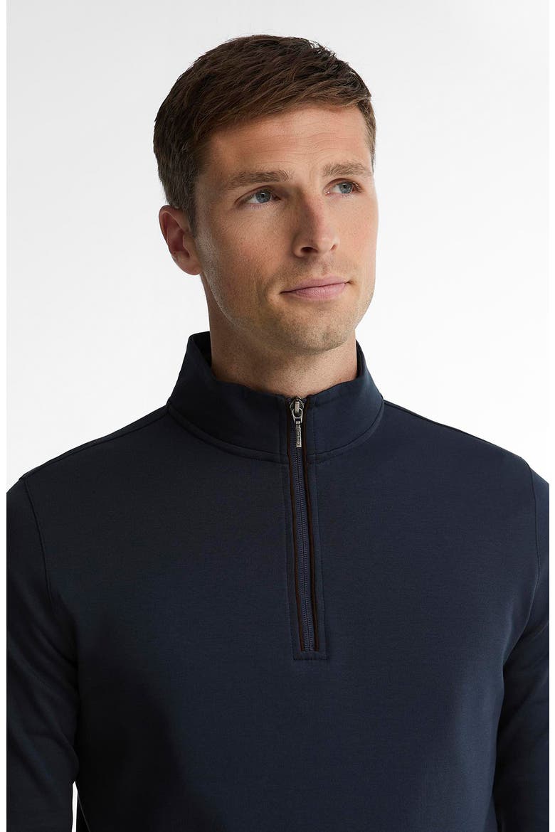 Guy Half Zip Pullover, Alternate, color, NAVY