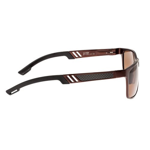 Breed Pyxis Titanium Polarized Sunglasses In Brown/brown