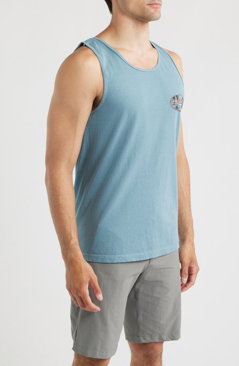 DARK SEAS Tropical Night Cotton Graphic Tank, Alternate, color, Ice Blue