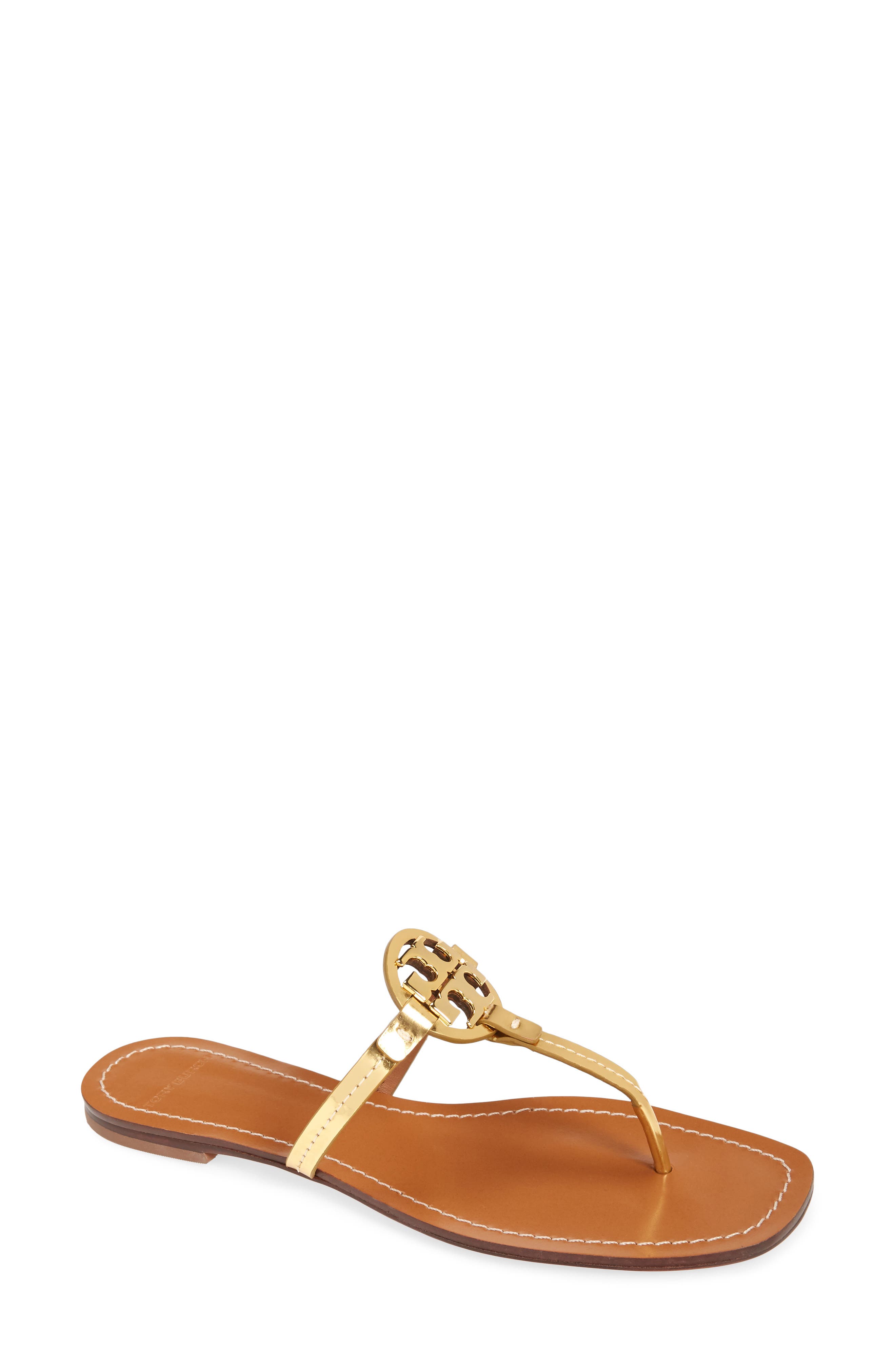 Mini Miller Flip Flop, Main, color, GOLD