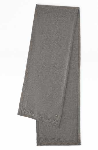 Candine Cable Trim Cashmere Scarf