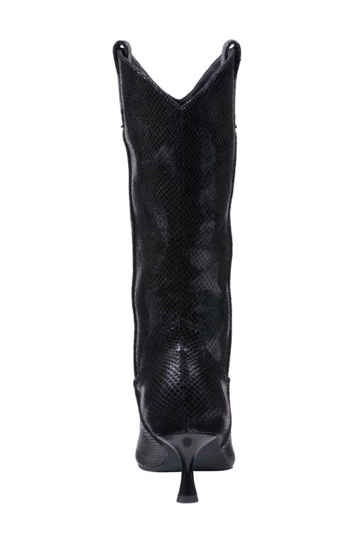 Good Choice New York Thalia Kitten Heel Tall Boot In Black