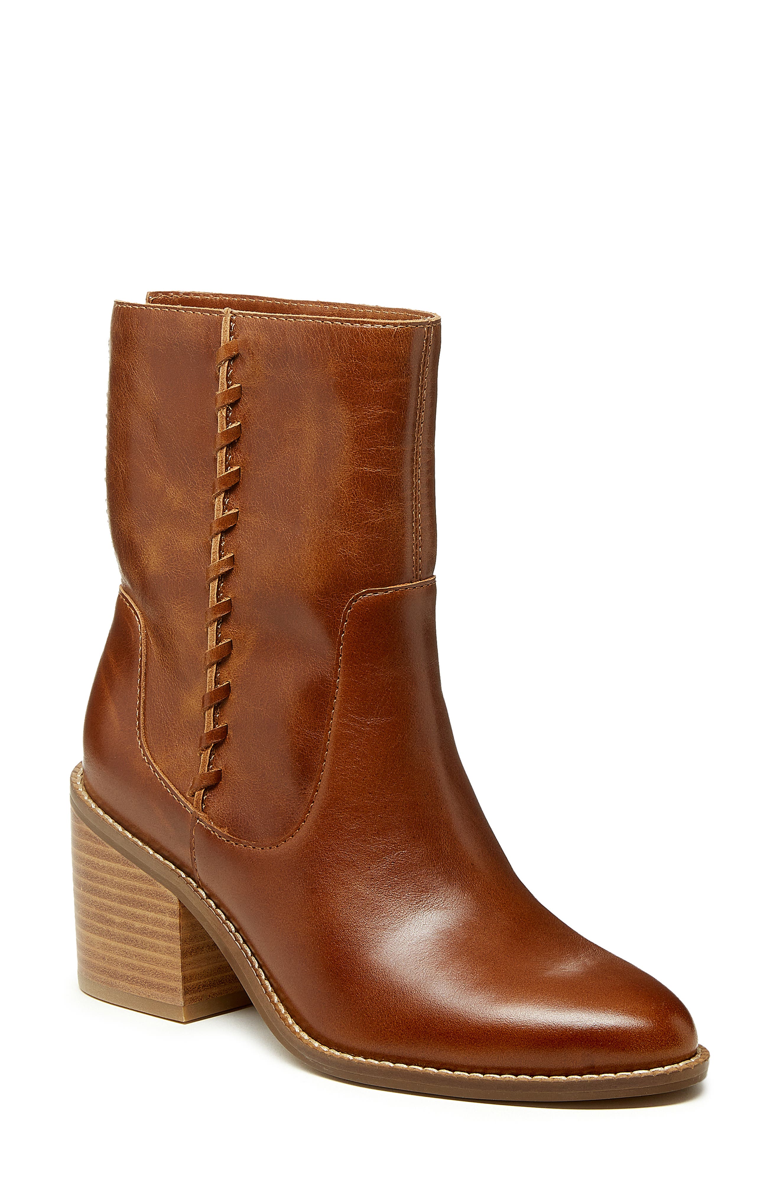 Kelsi Dagger Brooklyn Emery Bootie, Main, color, Cognac Leather