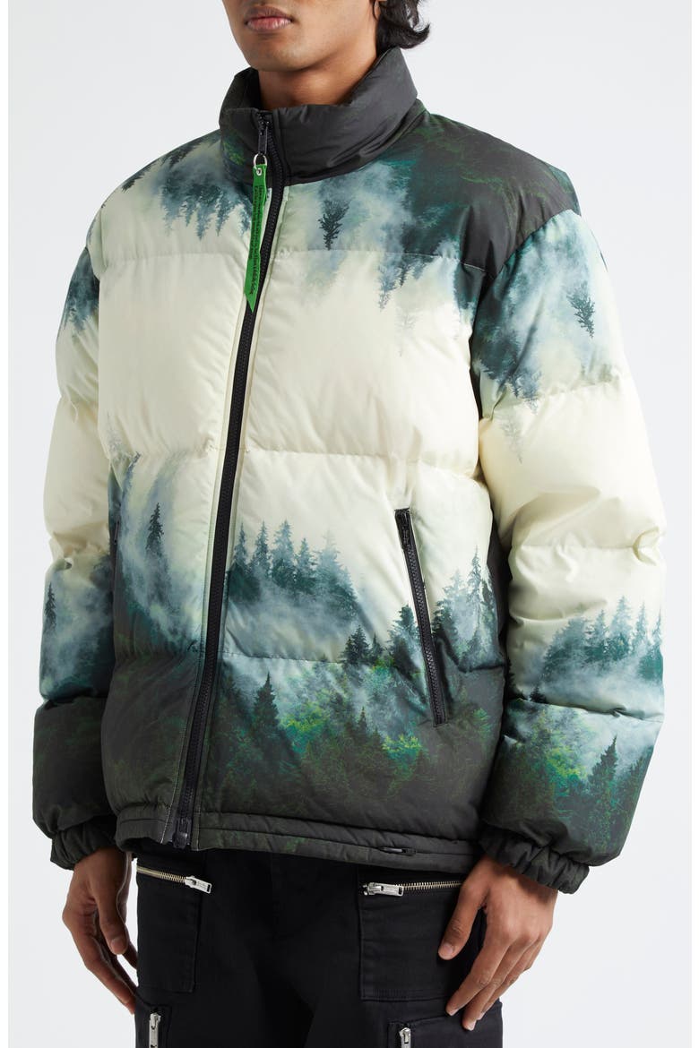 'Twin Peaks' Down Puffer Jacket, Alternate, color, IVORY BASE