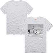 Homage Men's Homage Jackie Robinson Ash Brooklyn Dodgers Cooperstown Collection Pay Homage Player Graphic Tri-Blend T-Shirt