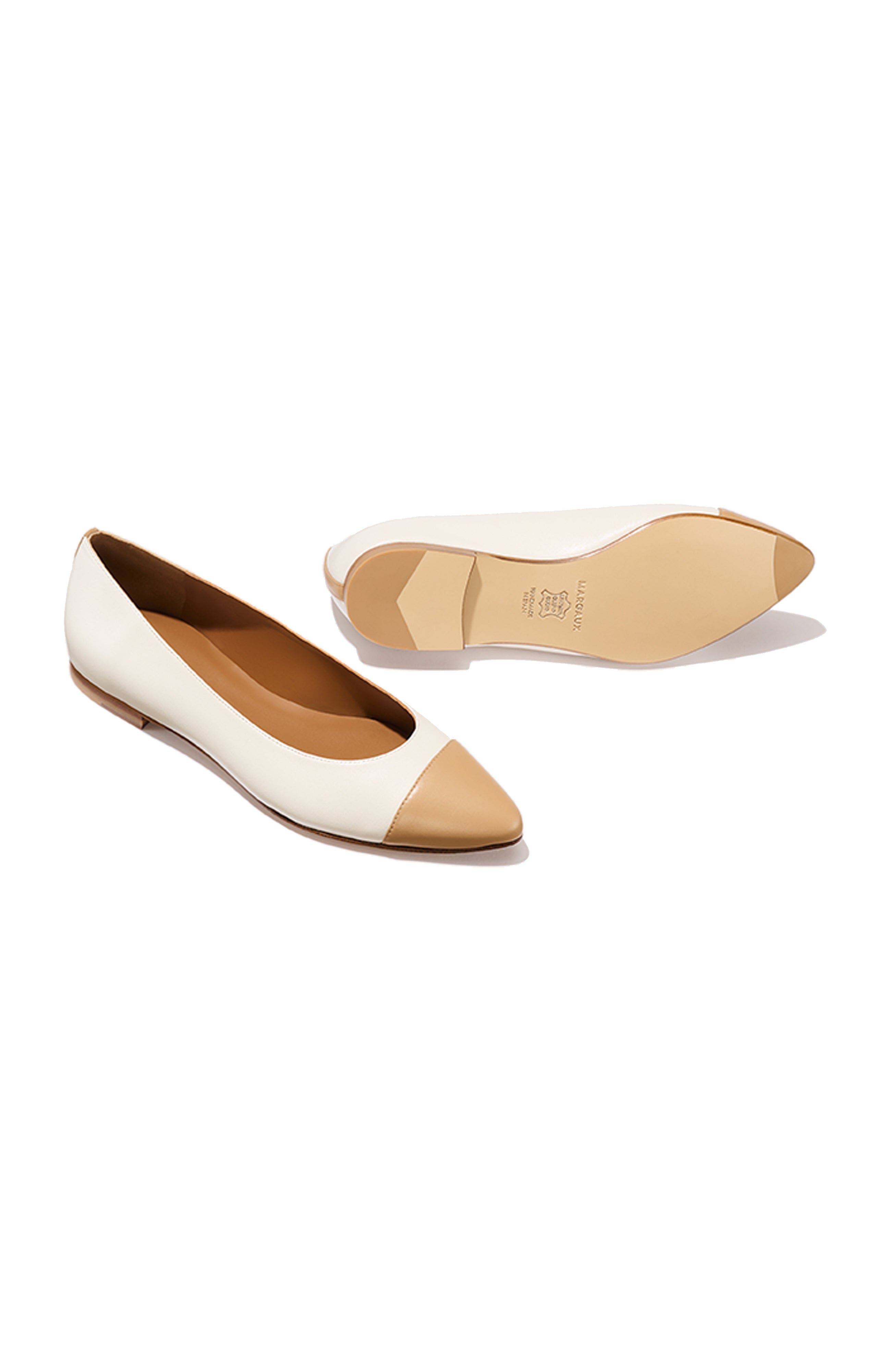The Cap-Toe Pointe, Alternate, color, Ivory and Toffee