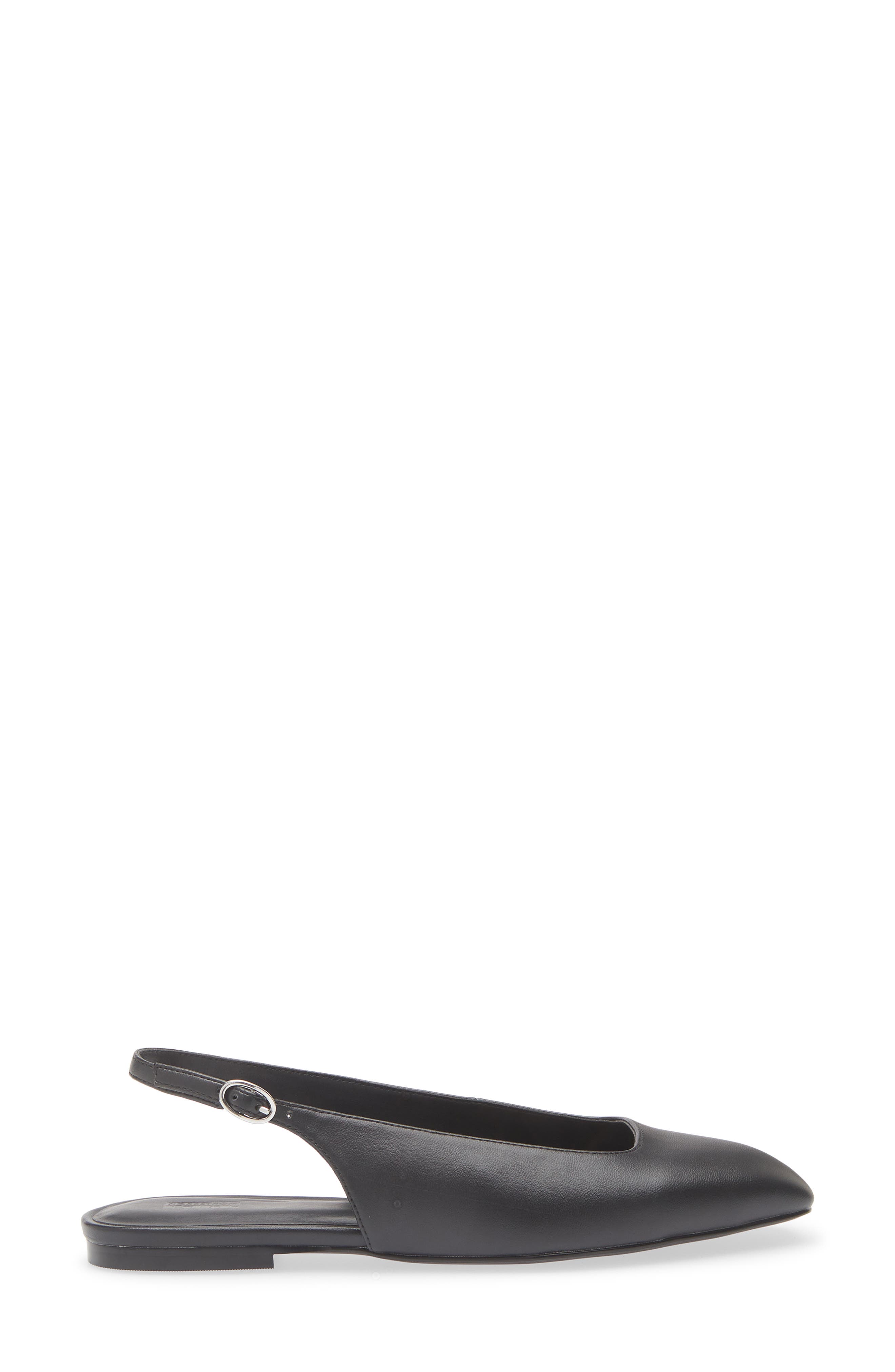 NORDSTROM RACK Joey Slingback Flat, Alternate, color, Black