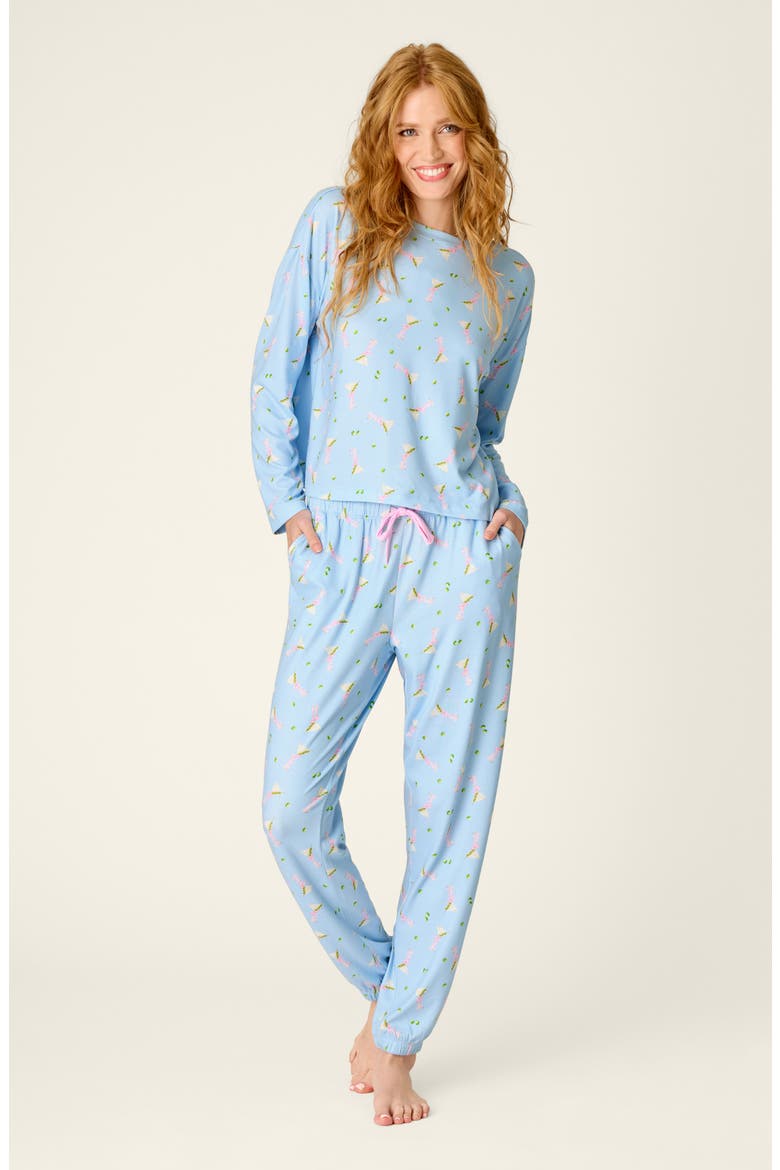 Olive You Pajamas, Alternate, color, BREEZE