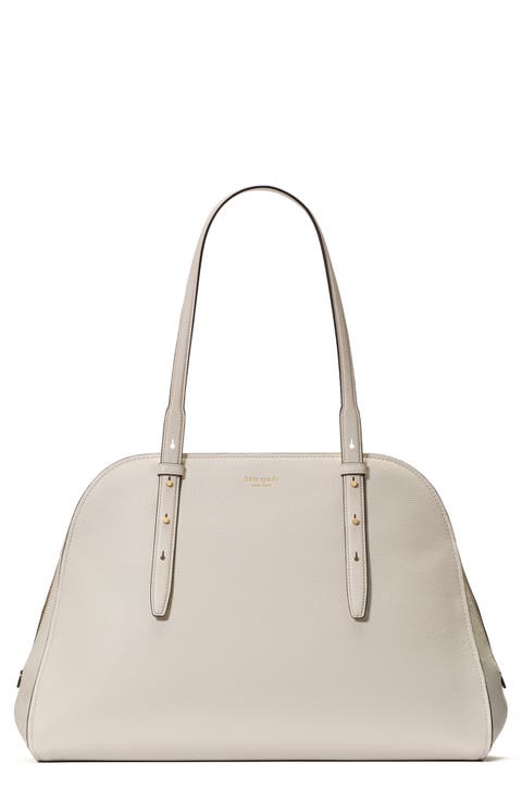 do it all pebble leather maise carryall tote