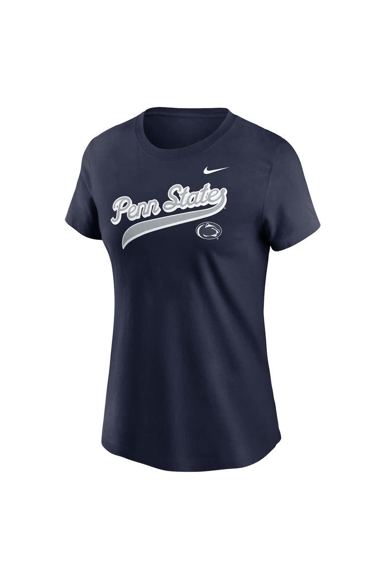 Women's Nike Navy Penn State Nittany Lions Local Script T-Shirt, Alternate, color, Navy