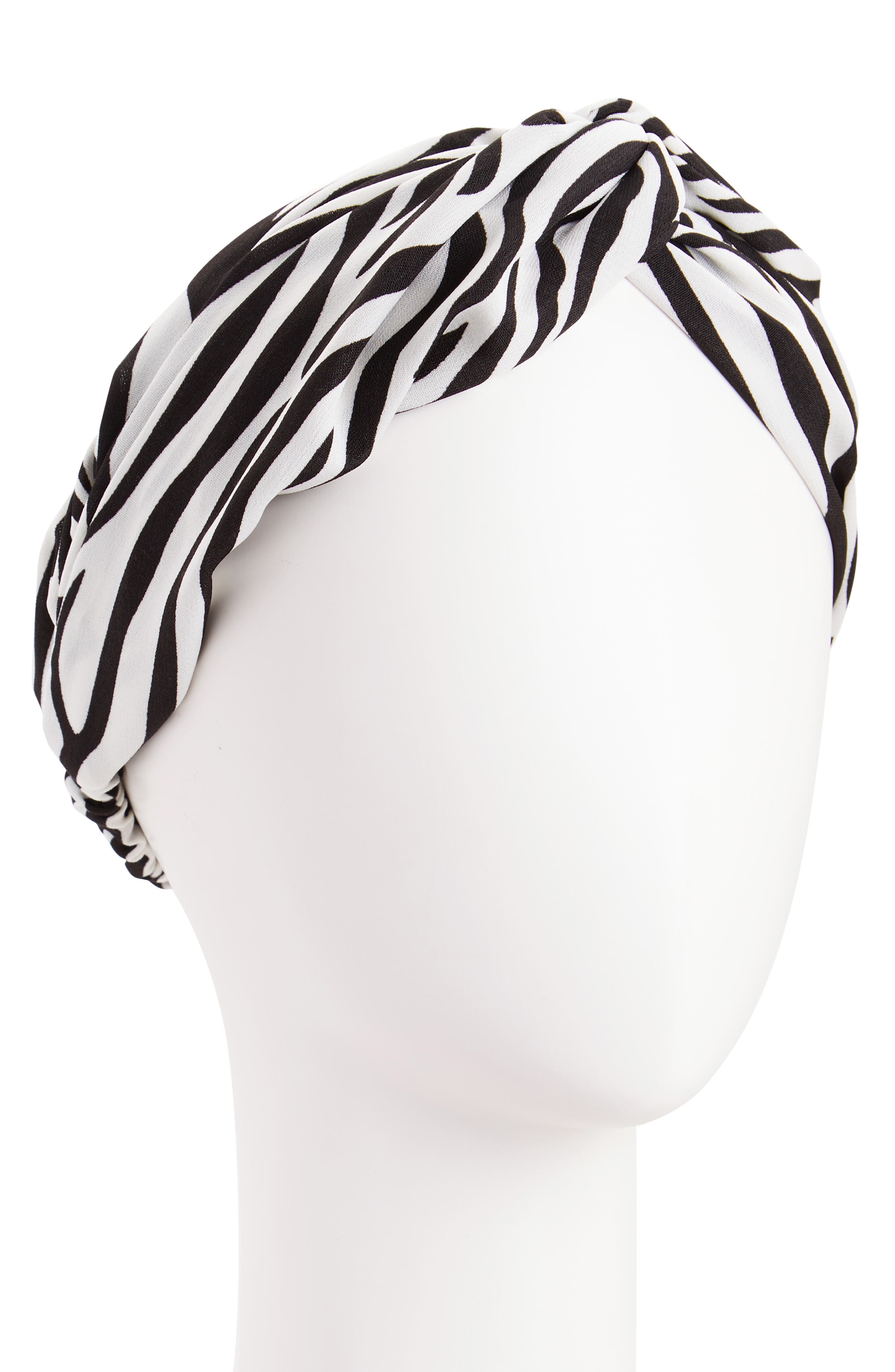 L. Erickson Interlocking Animal Print Turban Headband (Men) | Nordstromrack