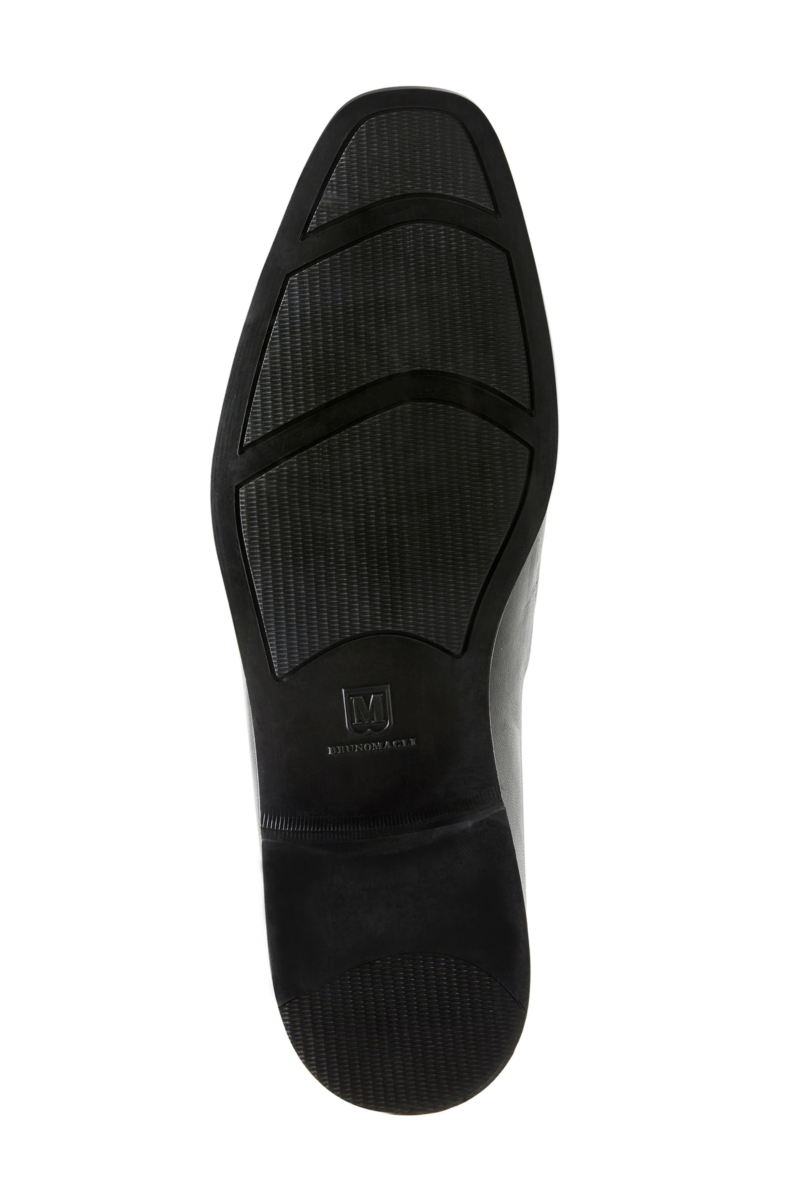 Bruno Magli Pivetto Leather Buckle Leather, Alternate, color, Black Leather