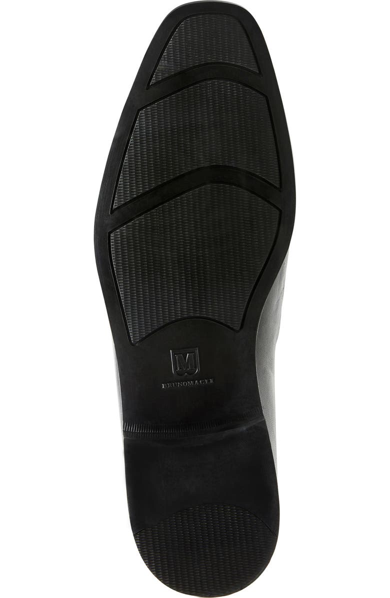 Bruno Magli Pivetto Leather Buckle Leather, Alternate, color, Black Leather