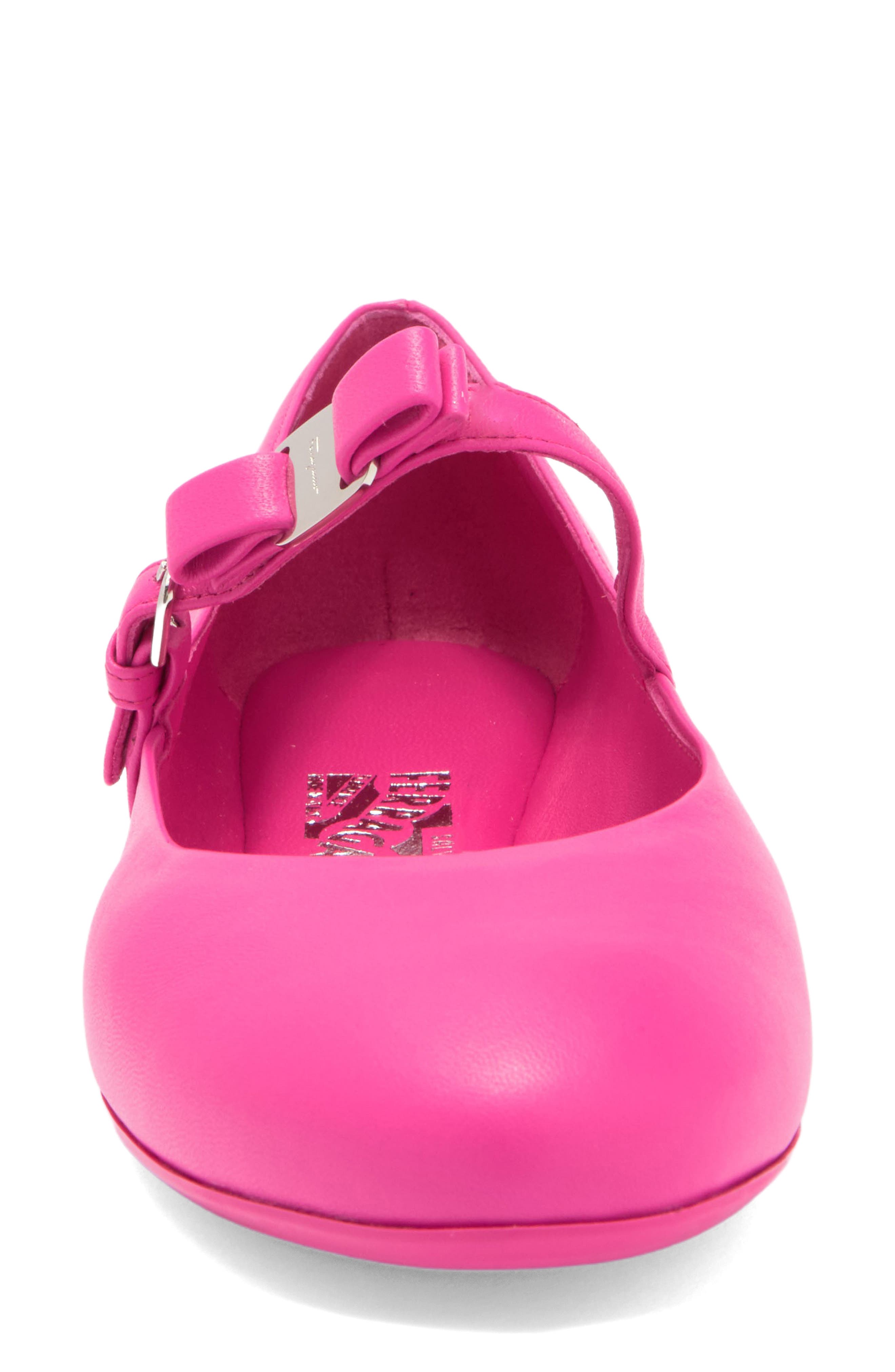 FERRAGAMO Lizz Leather Mary Jane Flat, Alternate, color, 