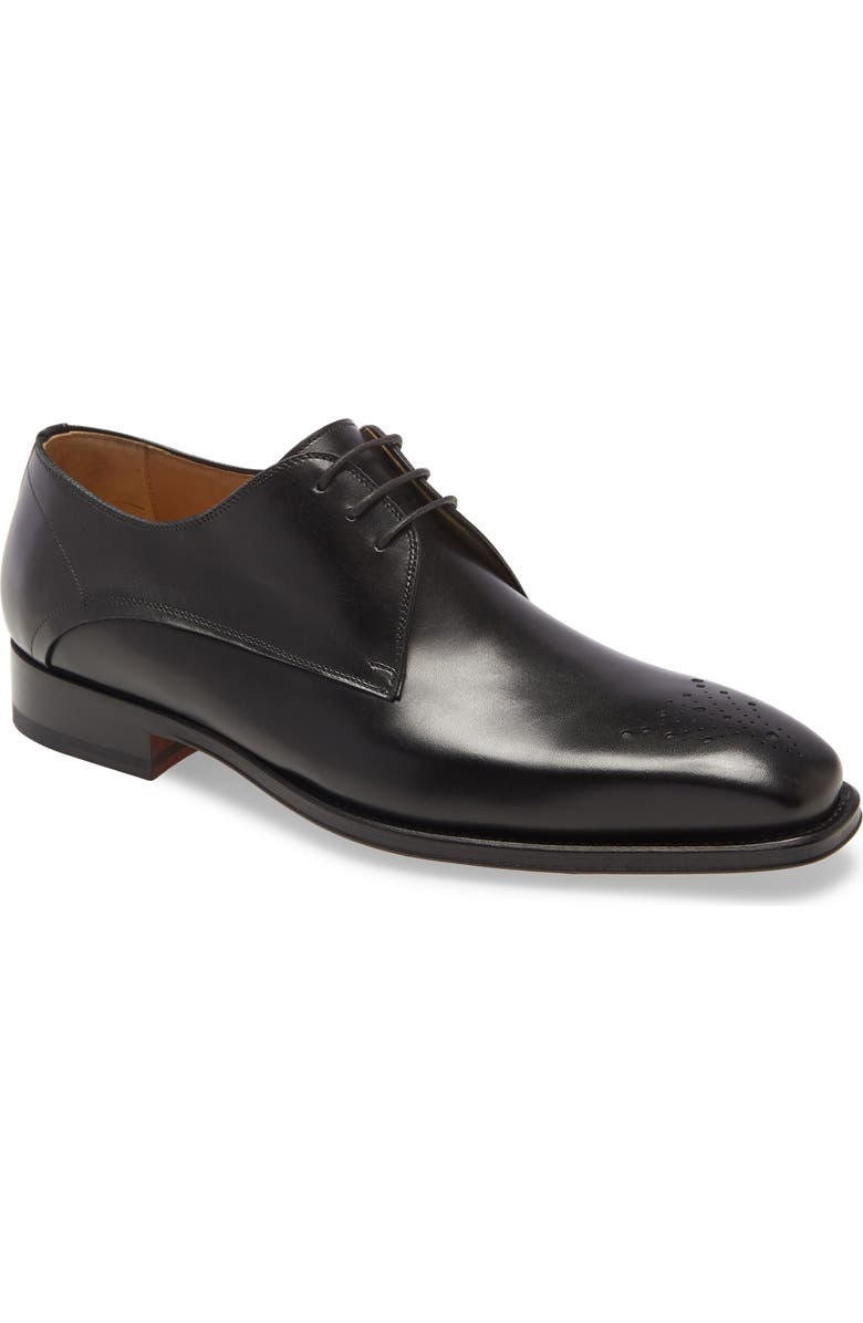 Magnanni Merrion Medallion Toe Derby, Main, color,