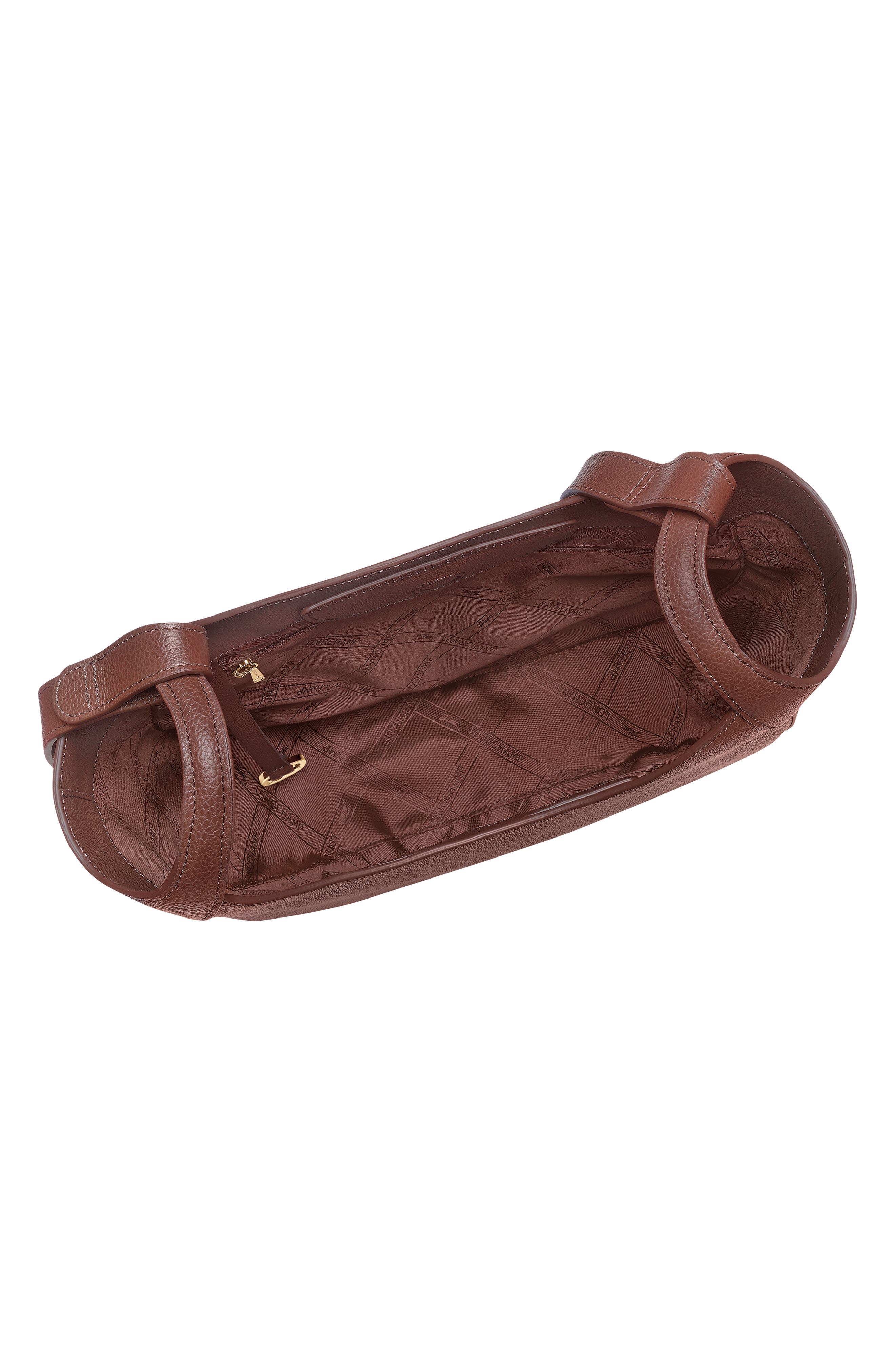 Longchamp Large Le Foulonne Leather Hobo Bag, Alternate, color, 