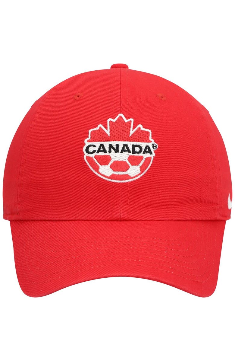 Nike Men's Nike Red Canada Soccer Campus Adjustable Hat, Alternate, color, Red