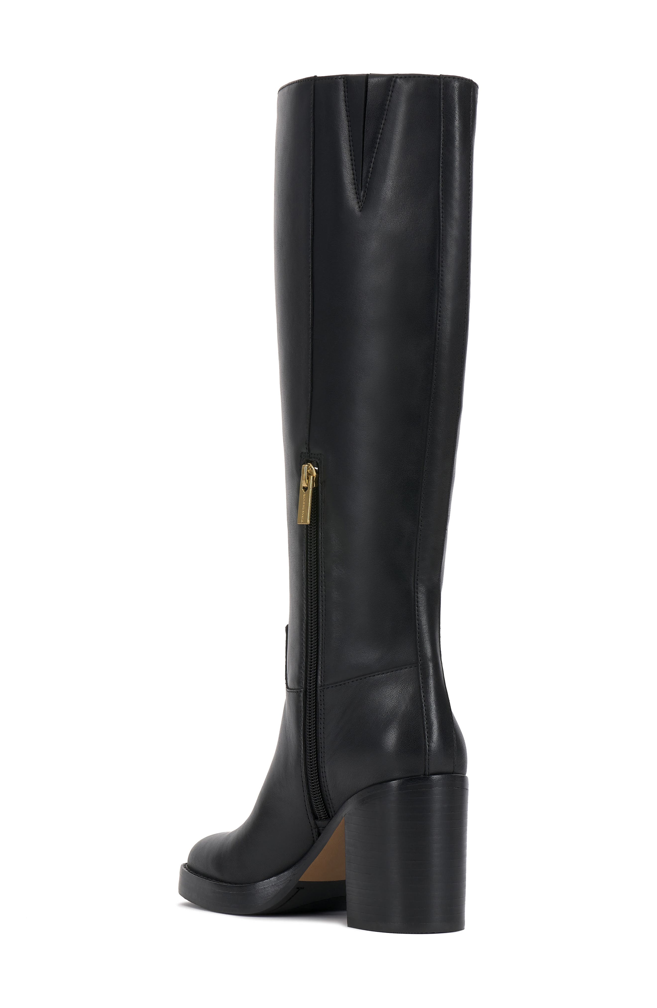 Vince Camuto Gibi Knee High Boot, Alternate, color, Black Black