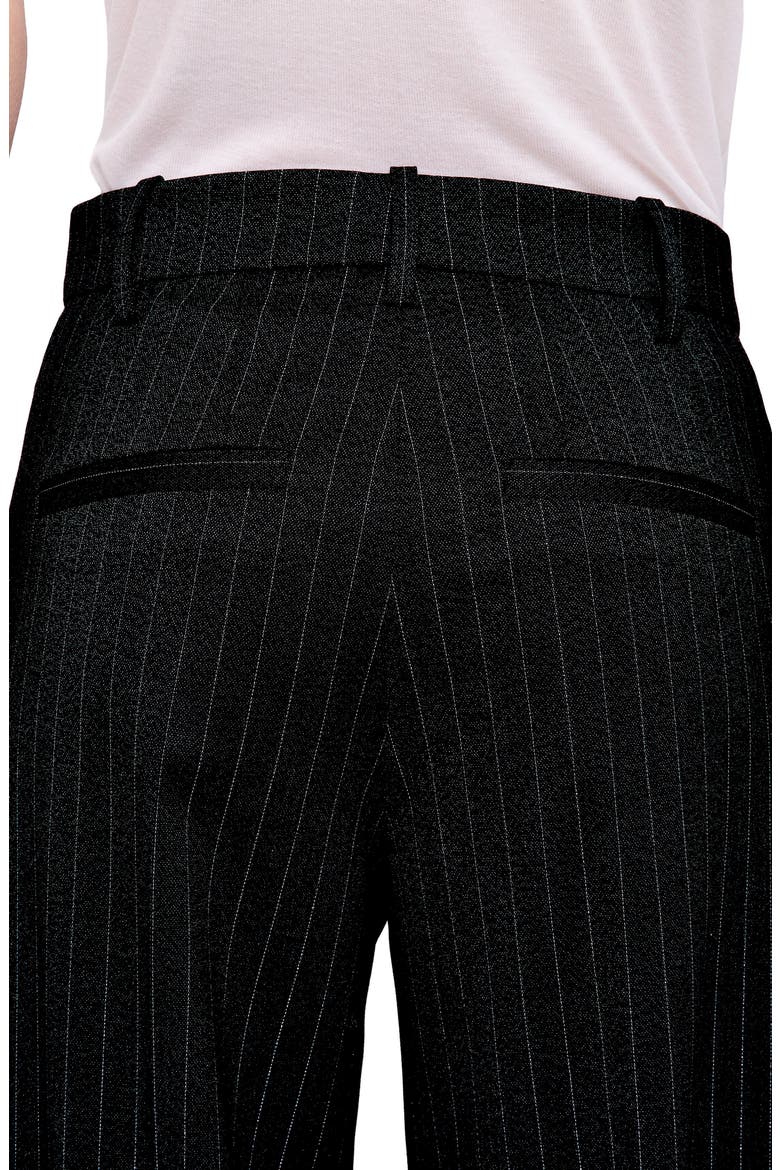 Panol Tailleur Pinstriped Pants, Alternate, color, ANTHRACITE
