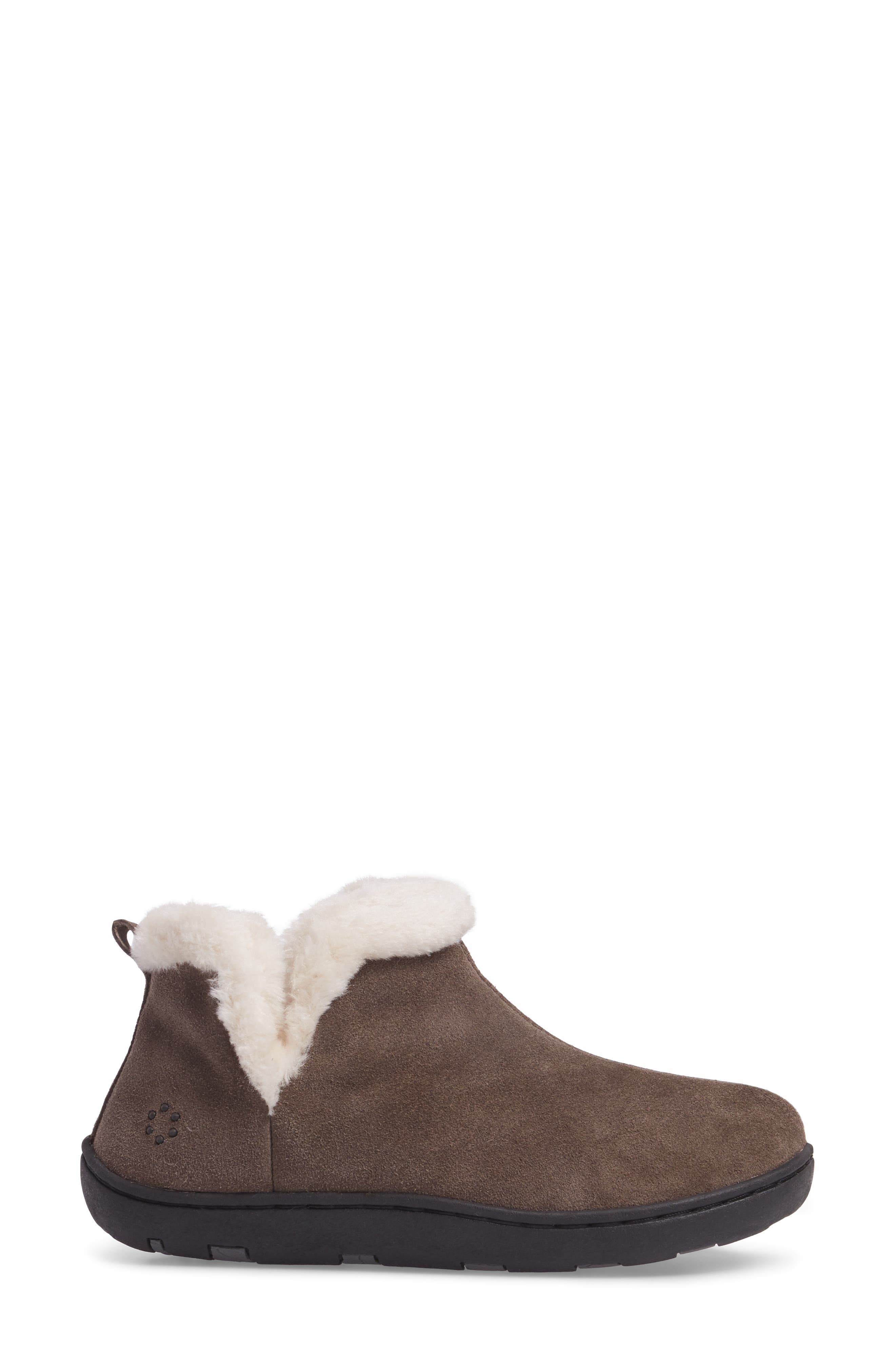 Vallery Bootie Slipper, Alternate, color, GRAY SUEDE
