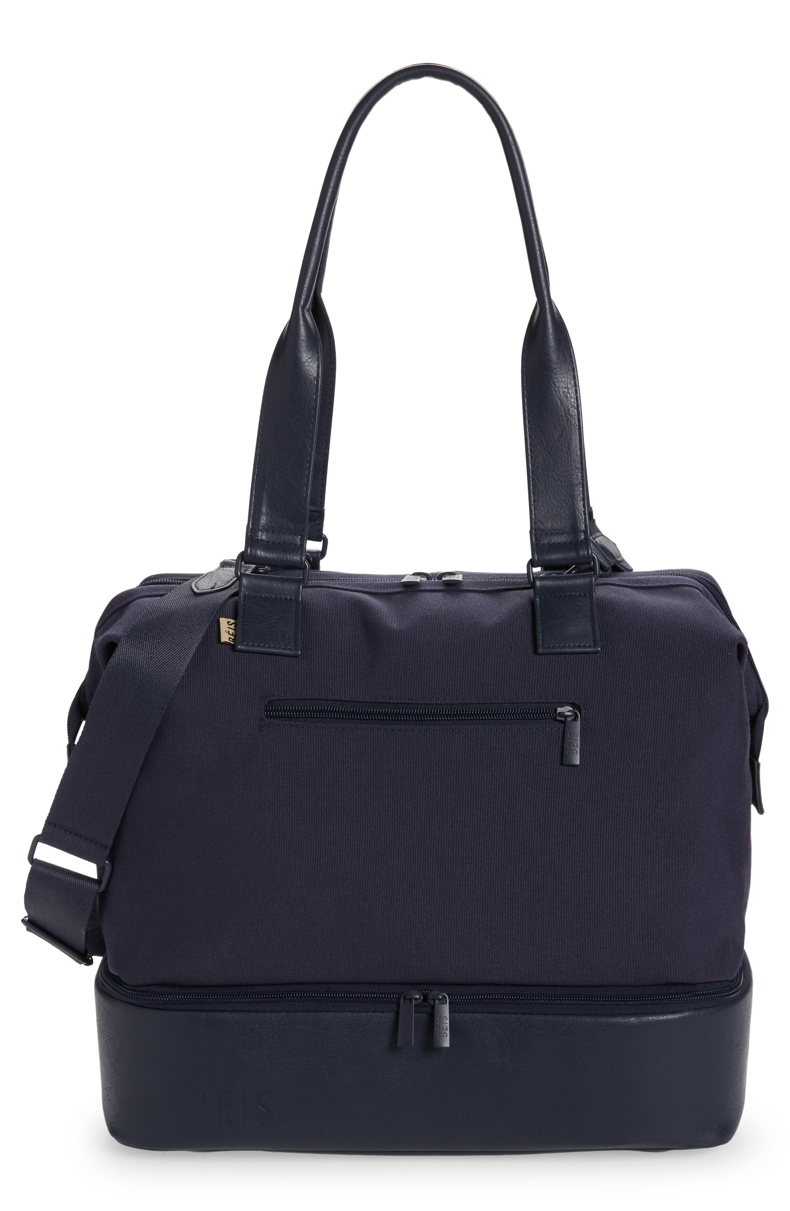 The Mini Weekend Travel Bag, Main, color, NAVY