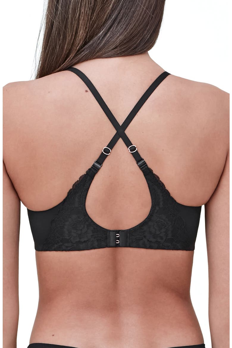 Minx Multi Way Underwire T-Shirt Bra, Alternate, color, BLACK