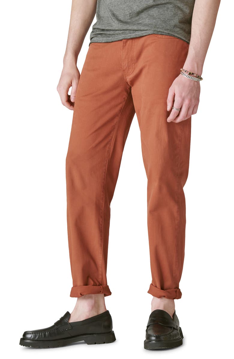 Lucky Brand 333 Straight Fit Stretch Cotton Pants, Alternate, color, 