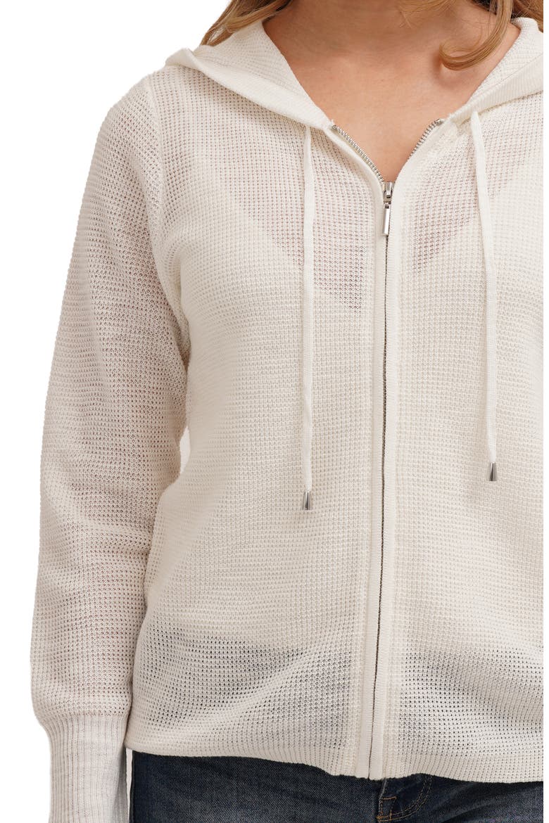 Full Zip Hoodie, Alternate, color, BONE