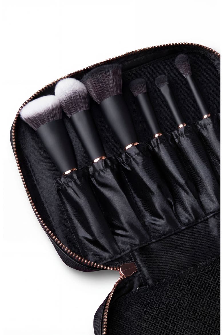 Travel Luxe Brush Set, Alternate, color, Black