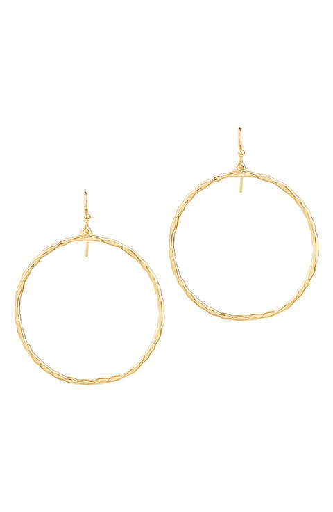 Circle Drop Earrings