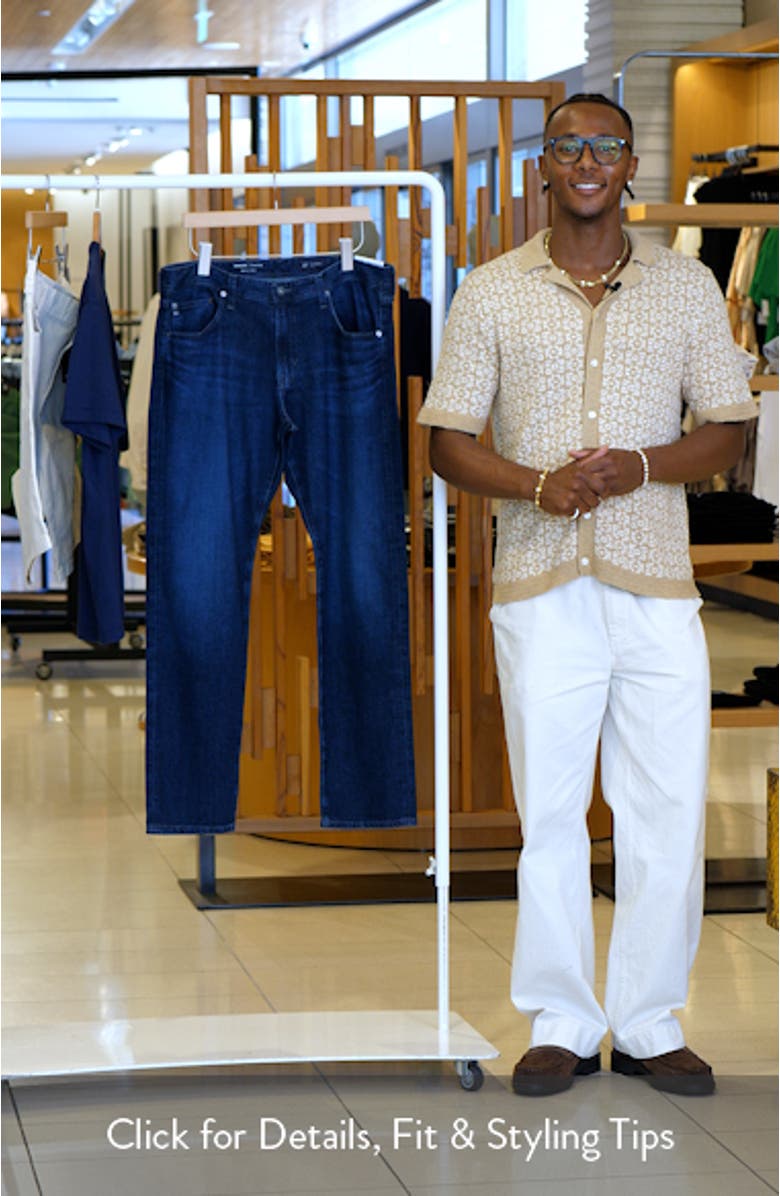 Graduate Slim Straight Leg Jeans, sales video thumbnail