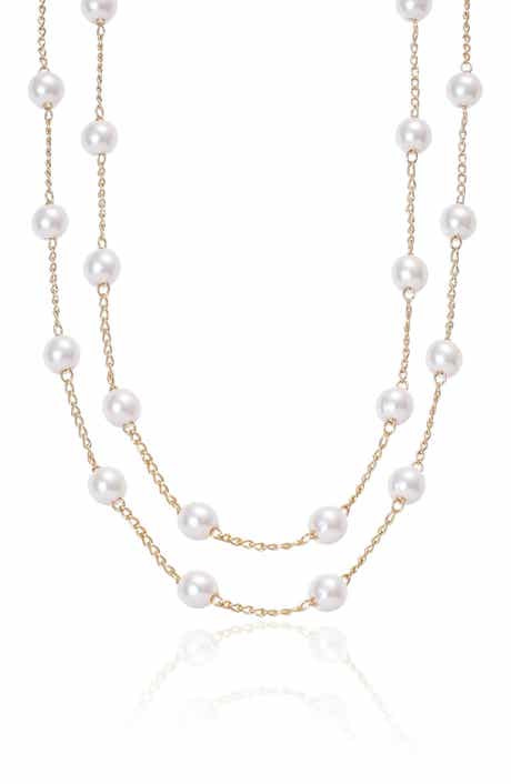 Ettika Everyday Faux Pearl Necklace