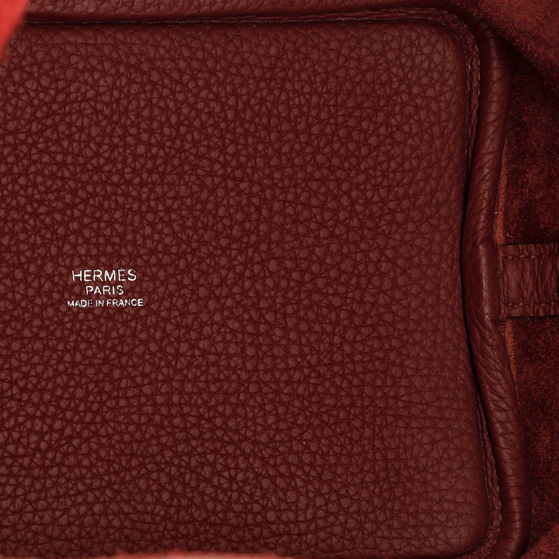 Pre-Owned Hermes Picotin Lock Bag Clemence PM, Alternate, color, Rubis