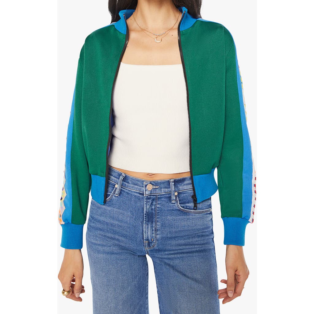 Mother The False Start That Tracks Jacket In Green