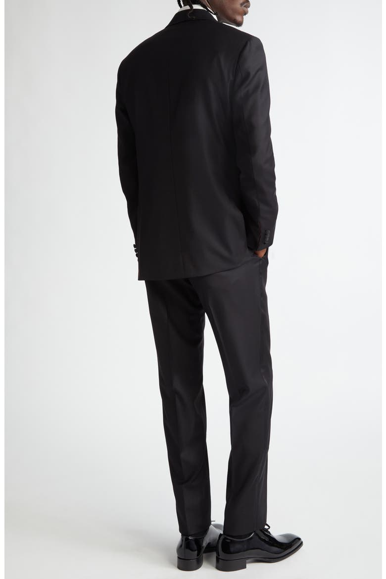 Sanita Wool Tuxedo, Alternate, color, BLACK