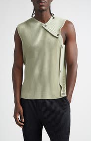 Homme Plissé Issey Miyake Stone Cloud Pleated Top
