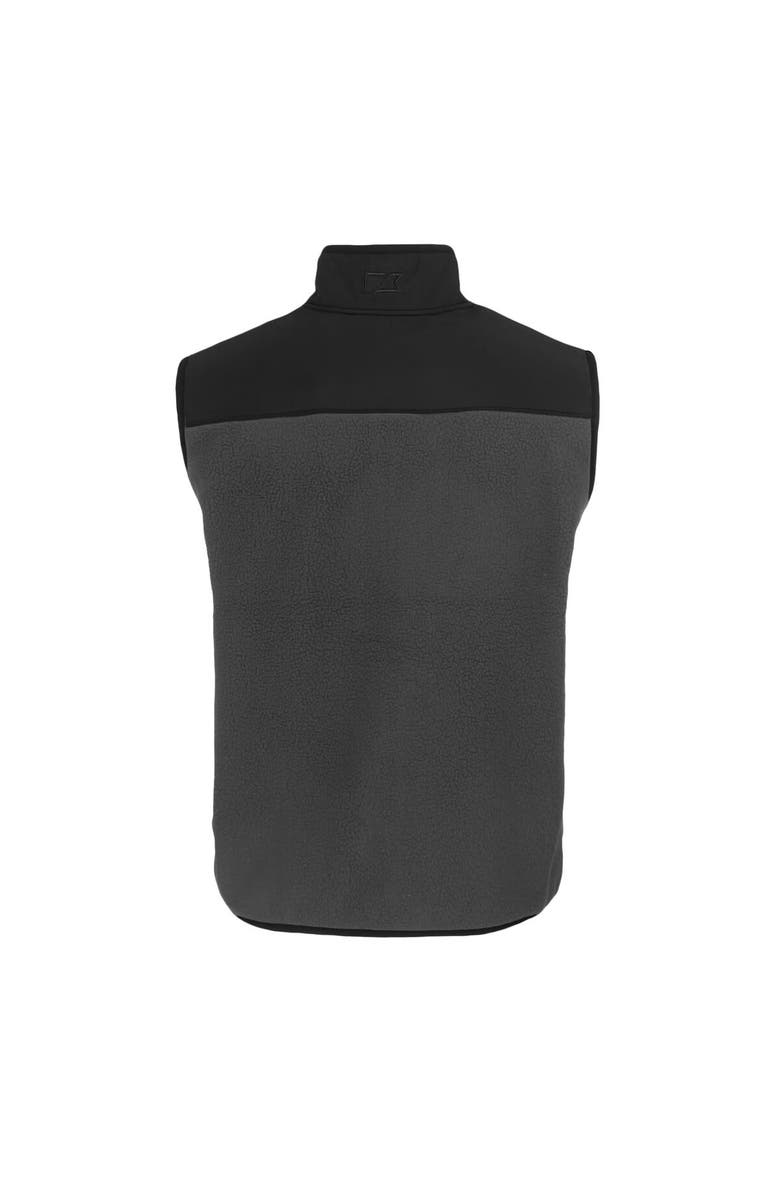 Cutter & Buck Men's Cutter & Buck Gray Pittsburgh Pirates City Connect Cascade Eco Sherpa Fleece Full-Zip Vest, Alternate, color, 