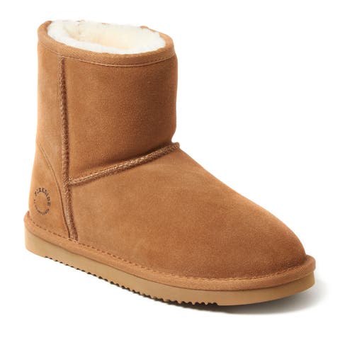 Fireside By Dearfoams Rosebery Genuine Shearling Boot (Women)