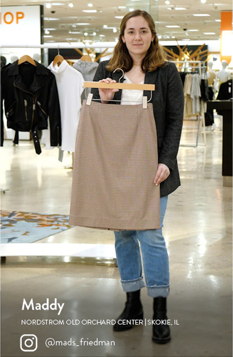 Check Pencil Skirt, sales video thumbnail