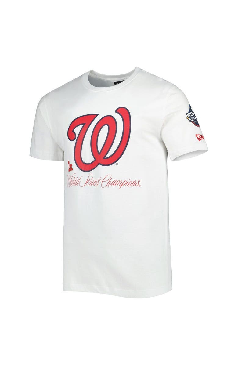 New Era Men's New Era White Washington Nationals Historical Championship T-Shirt, Alternate, color, White