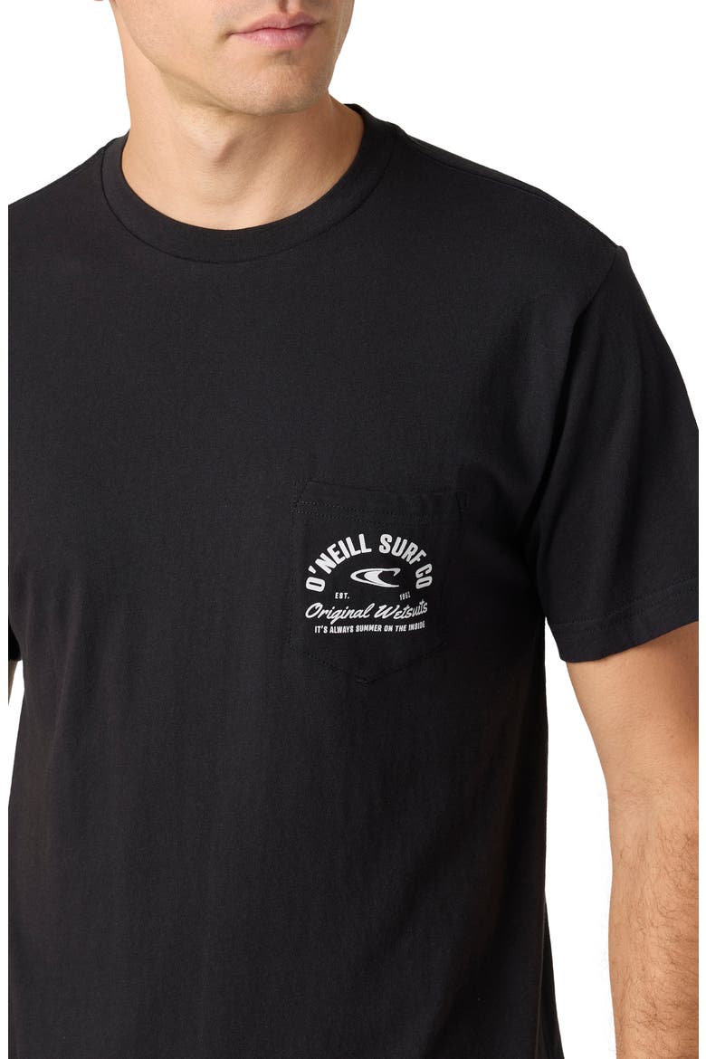 Rocker Pocket Graphic T-Shirt, Alternate, color, BLACK