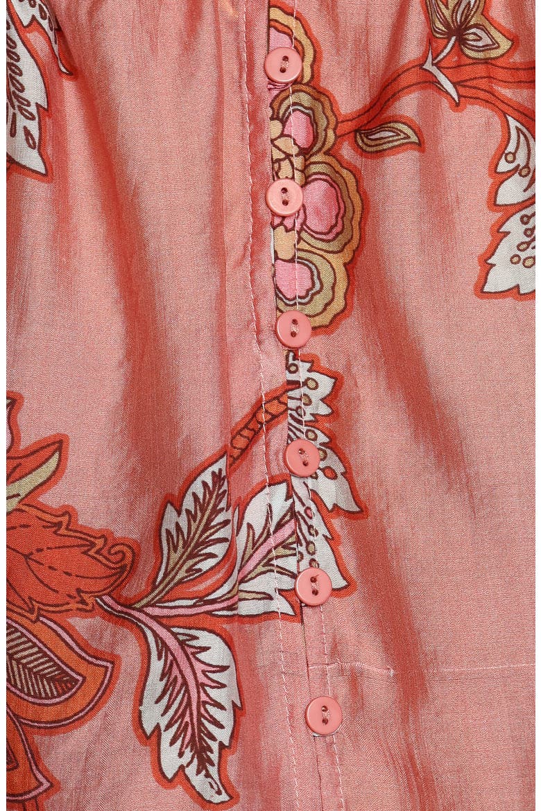 Eugenia Button-Up Shirt, Alternate, color, PINK FLORAL