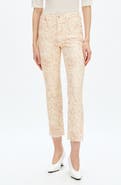 Bayeas Dublin Floral High Waist Straight Leg Jeans