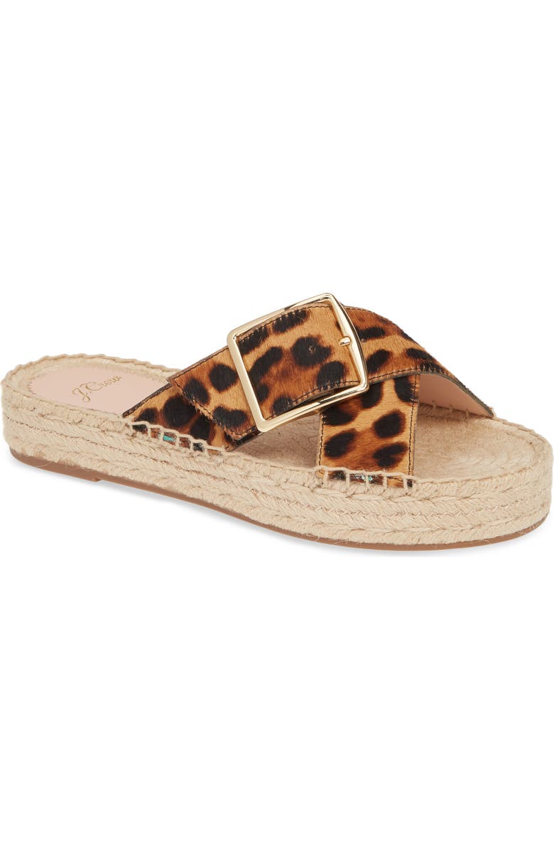 J.Crew Buckle Cross Strap Espadrille Sandal, Main, color,