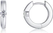 Lafonn Ella Simulated Diamond Huggie Hoop Earrings
