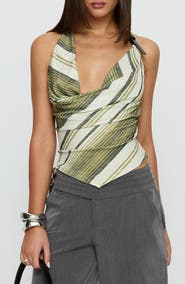 Princess Polly Syrenah Cowl Neck Halter Top