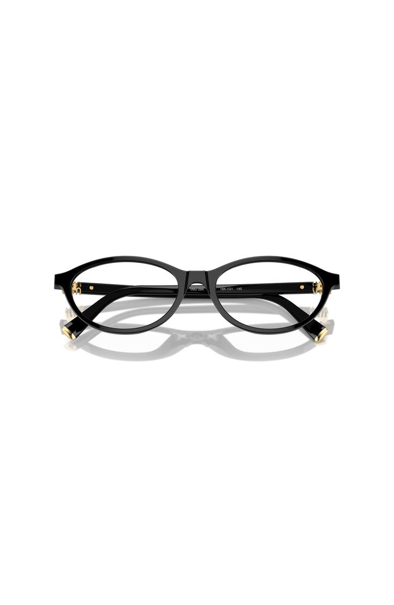 Miu Miu 54mm Oval optical glasses, Alternate, color, Black