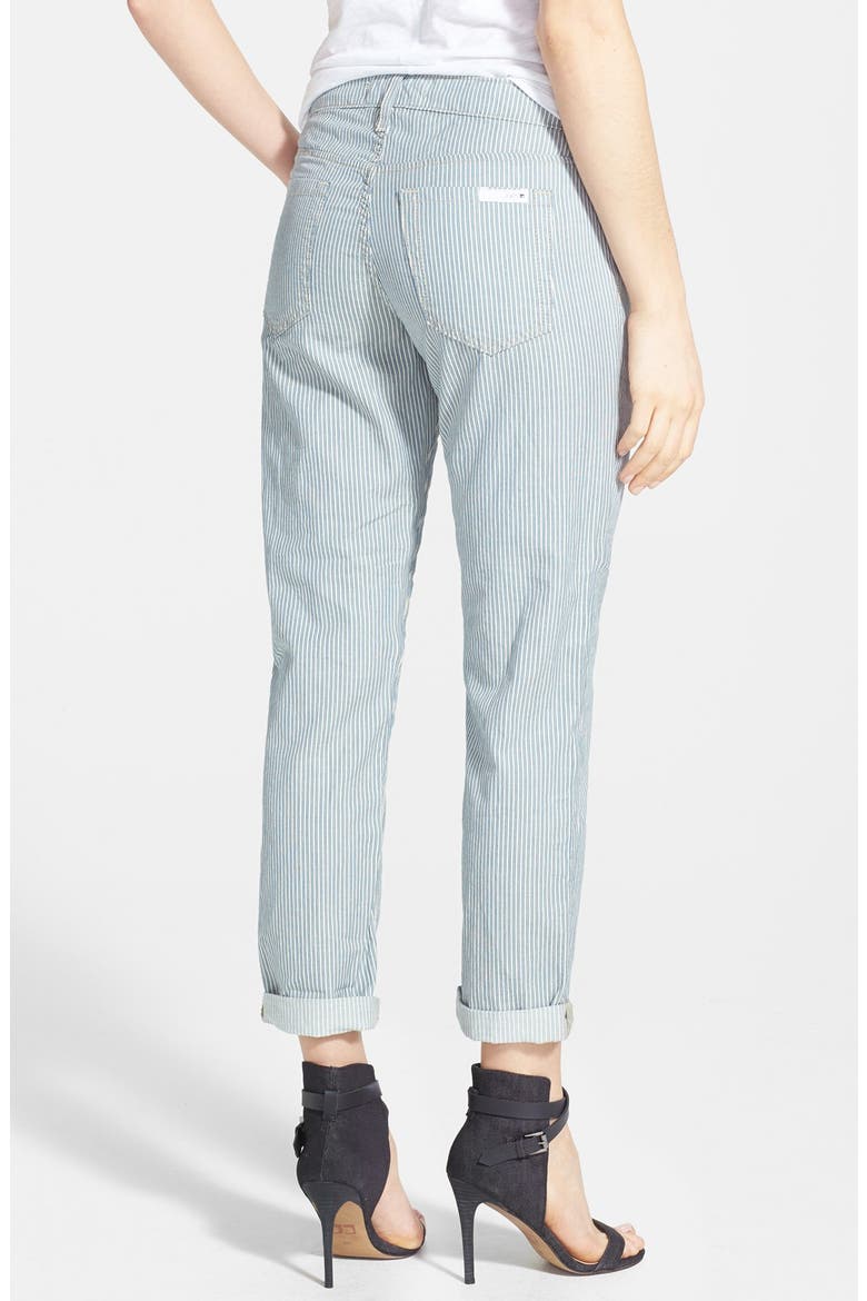Stripe Crop Pants, Alternate, color, NATURAL