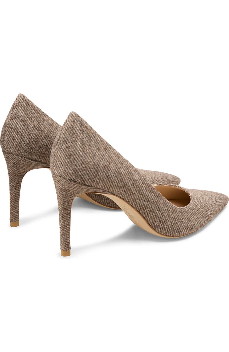 Stuart Weitzman Stuart Power 85 Pointed Toe Pump, Alternate, color, Taupe