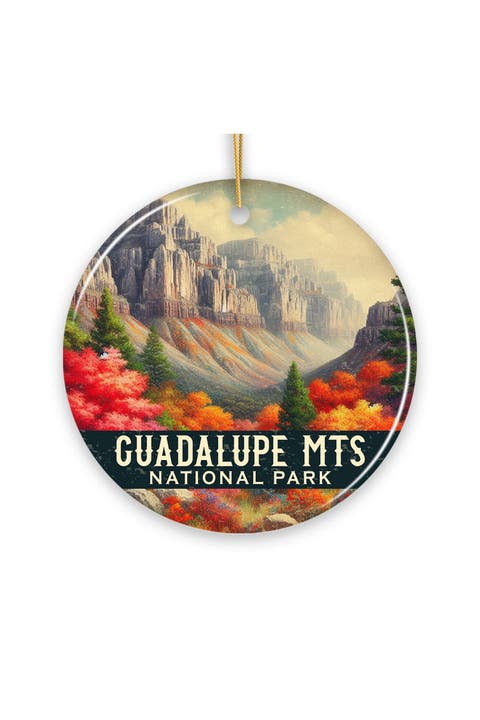 Guadalupe Mountains Autumn Canyon Ornament